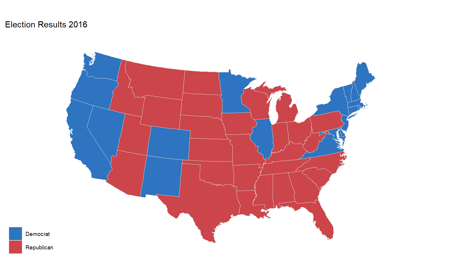 Election 2016 by State